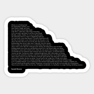 Sarah Dessen Quotes Sticker